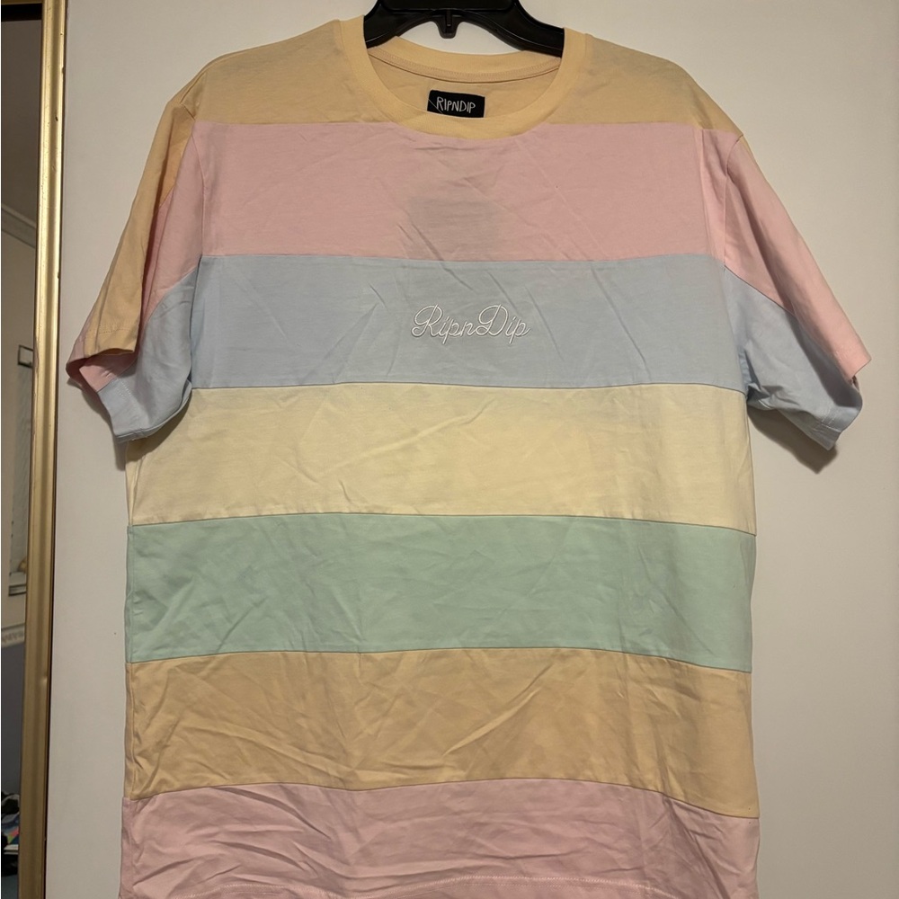 Ripndip Men's Multicolor Striped Tee